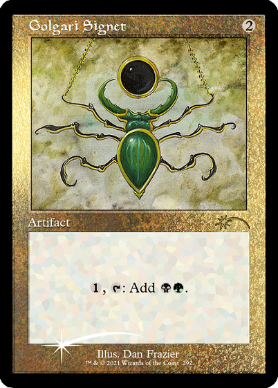 Golgari Signet (Retro) (Foil Etched) [Secret Lair Drop Series] | Odin's Place