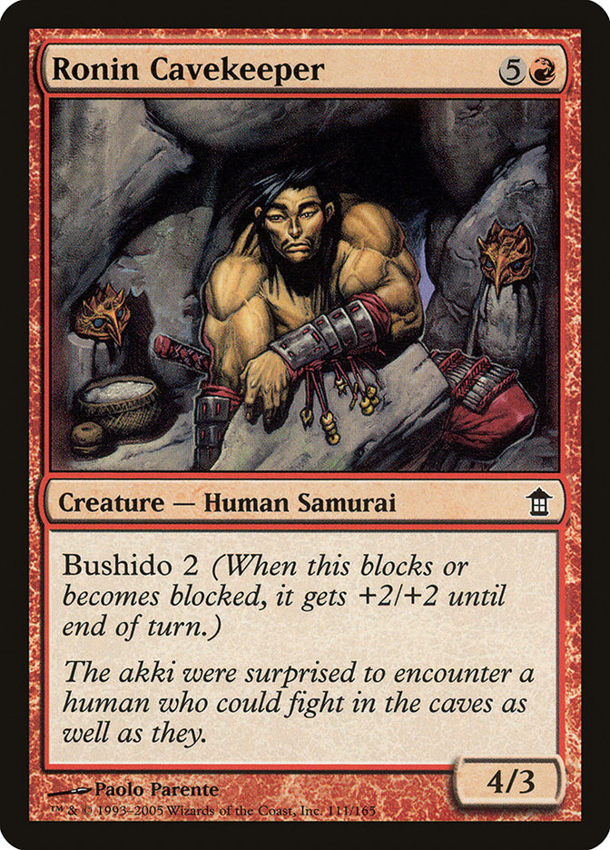 Ronin Cavekeeper (111) [Saviors of Kamigawa] | Odin's Place