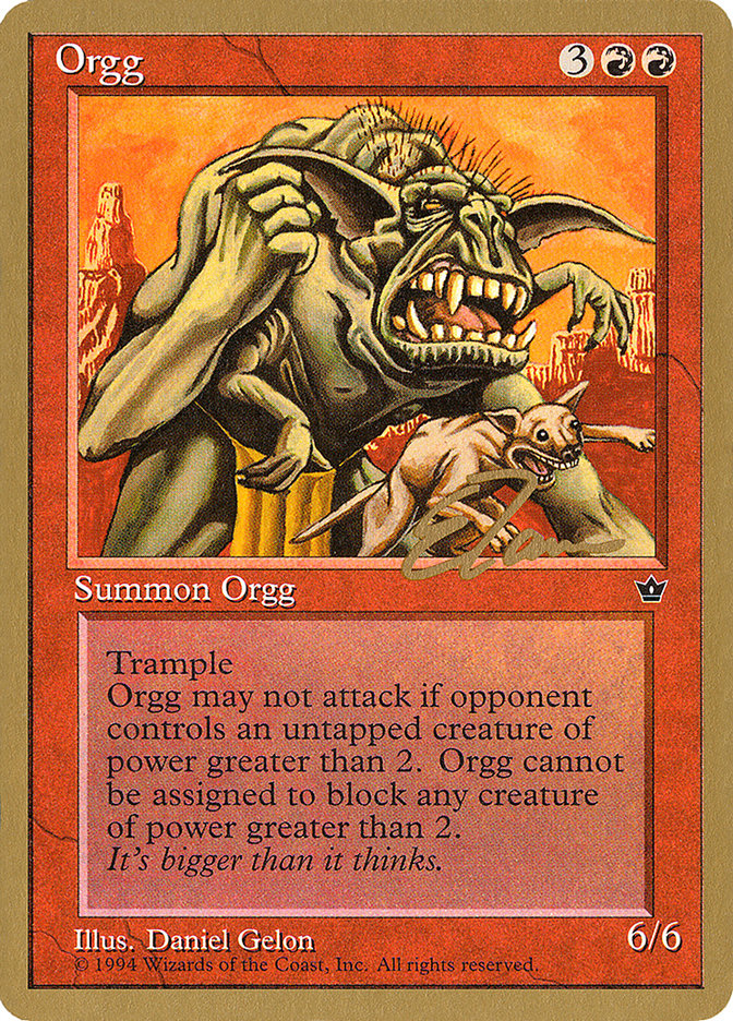 Orgg (Eric Tam) [Pro Tour Collector Set] | Odin's Place