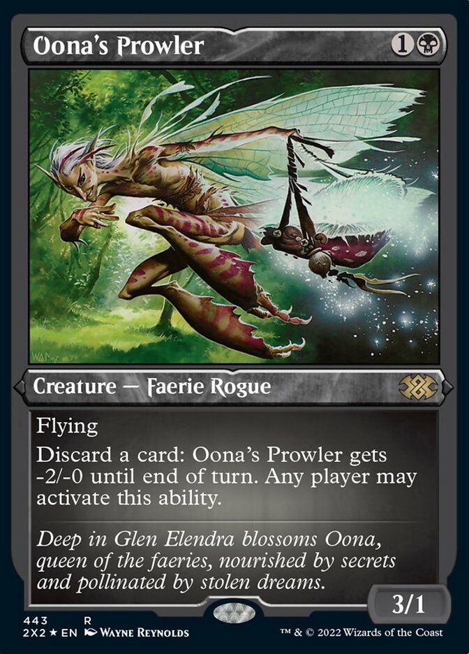 Oona's Prowler (Foil Etched) [Double Masters 2022] | Odin's Place
