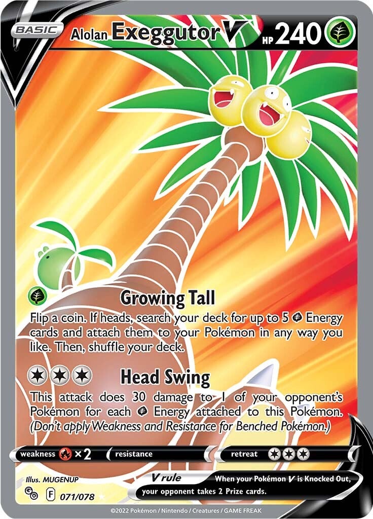 Alolan Exeggutor V (071/078) [Pokémon GO] | Odin's Place