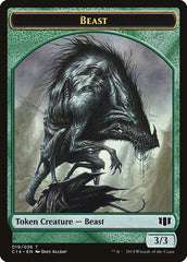 Elemental // Beast (019/036) Double-Sided Token [Commander 2014 Tokens] | Odin's Place