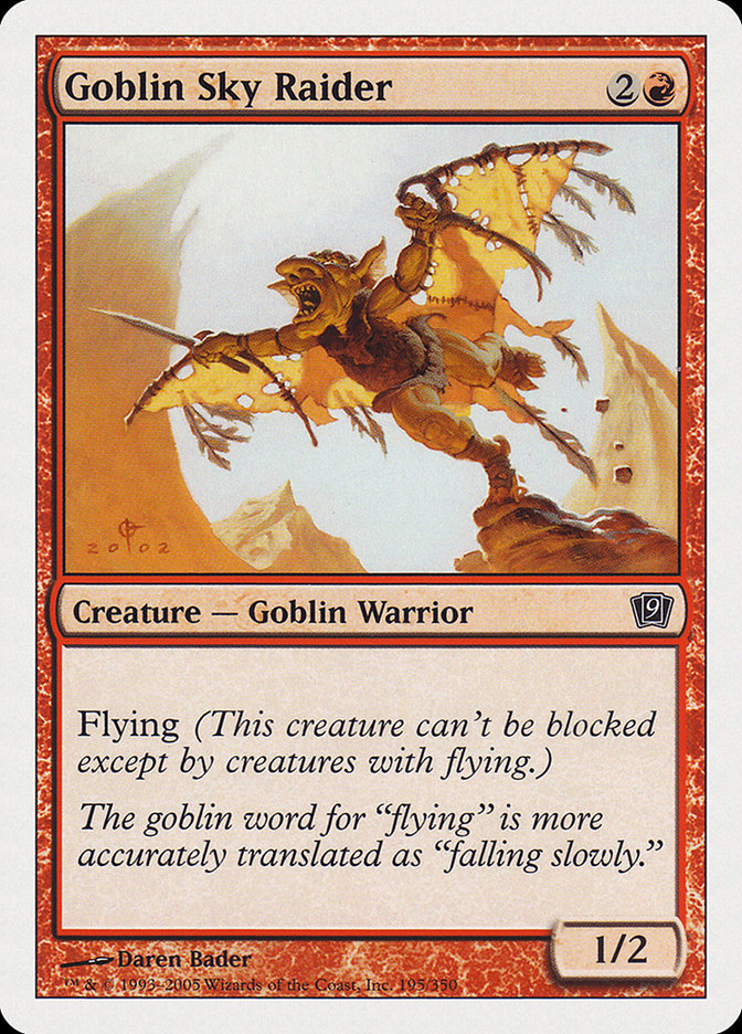 Goblin Sky Raider (195) [Ninth Edition] | Odin's Place
