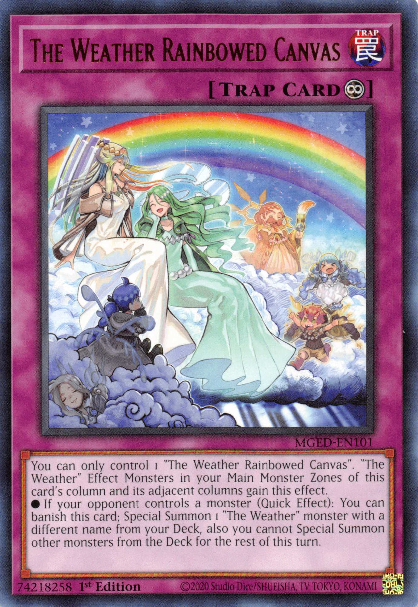 The Weather Rainbowed Canvas [MGED-EN101] Rare | Odin's Place
