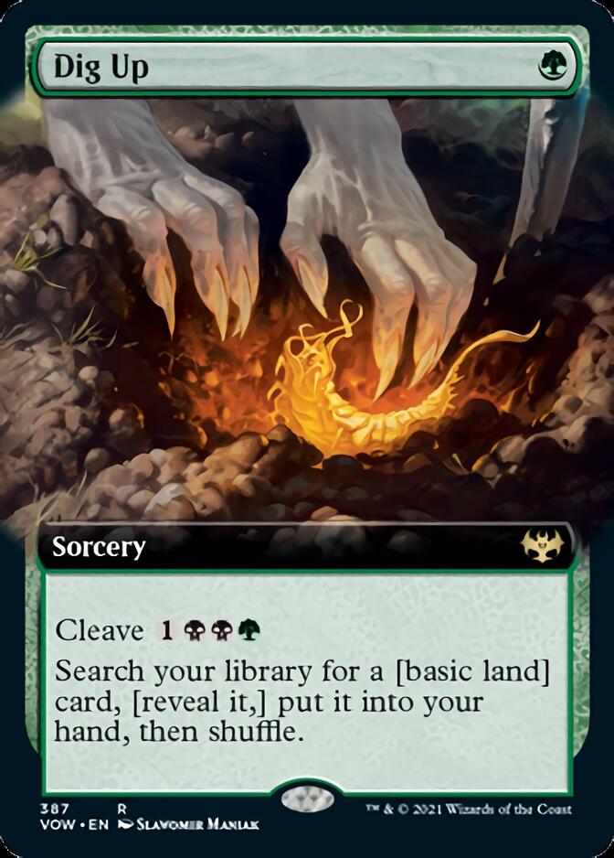 Dig Up (Extended Art) [Innistrad: Crimson Vow] | Odin's Place