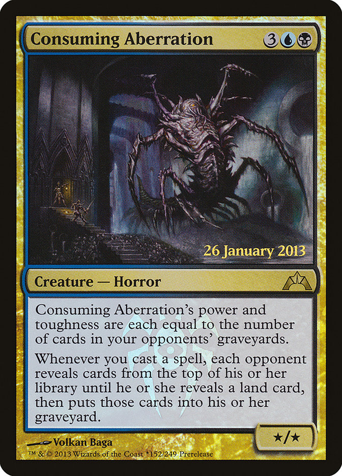 Consuming Aberration (152) [Gatecrash Prerelease Promos] | Odin's Place