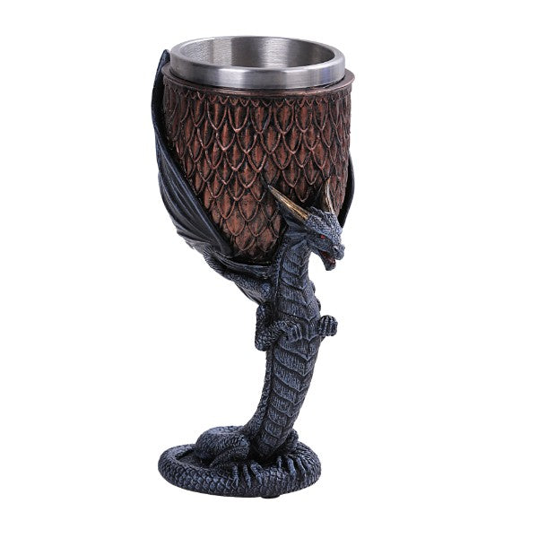 Pacific Trading Dragon Goblet Amber | Odin's Place