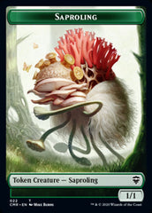 Illusion // Saproling Double-Sided Token [Commander Legends Tokens] | Odin's Place