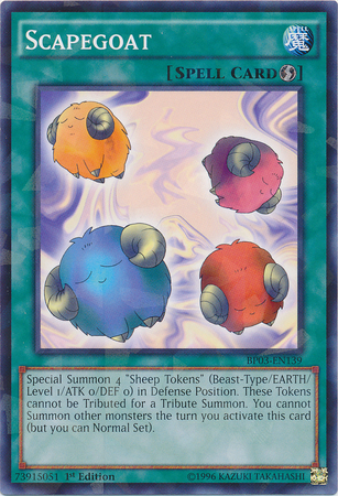 Scapegoat [BP03-EN139] Shatterfoil Rare | Odin's Place