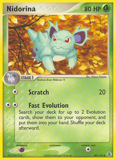 Nidorina (40/112) [EX: FireRed & LeafGreen] | Odin's Place