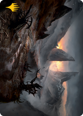 Haunted Ridge Art Card (Gold-Stamped Signature) [Innistrad: Midnight Hunt Art Series] | Odin's Place