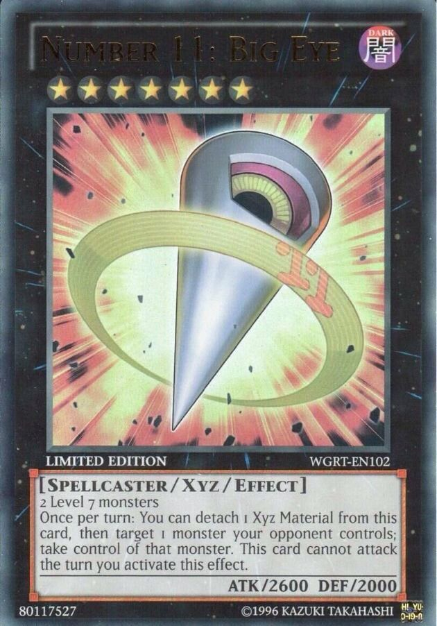 Number 11: Big Eye [WGRT-EN102] Ultra Rare | Odin's Place