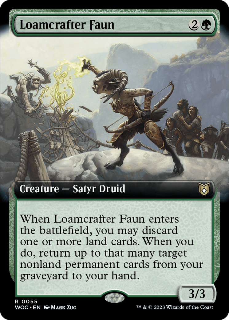 Loamcrafter Faun (Extended Art) [Wilds of Eldraine Commander] | Odin's Place