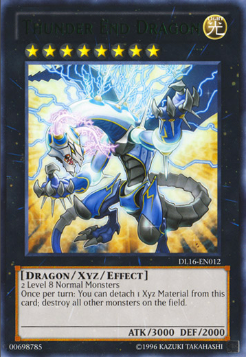 Thunder End Dragon (Green) [DL16-EN012] Rare | Odin's Place