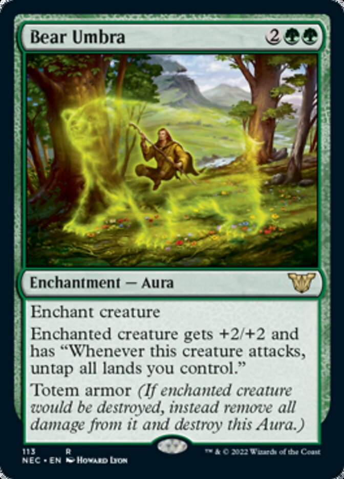 Bear Umbra [Kamigawa: Neon Dynasty Commander] | Odin's Place
