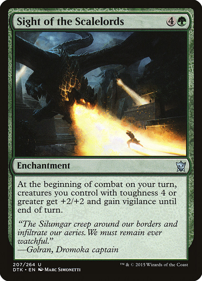 Sight of the Scalelords (207) [Dragons of Tarkir] | Odin's Place