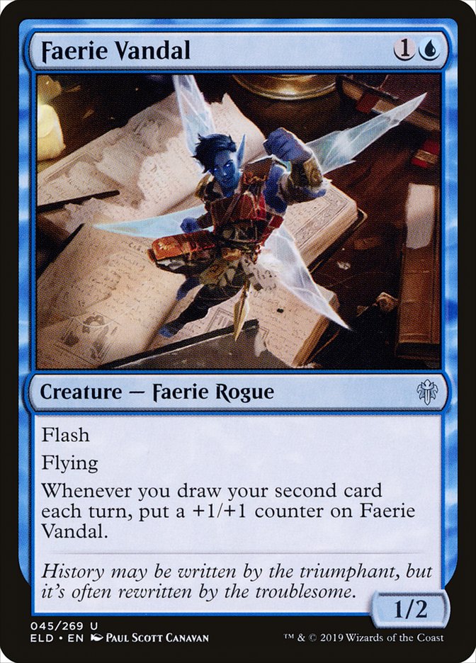 Faerie Vandal [Throne of Eldraine] | Odin's Place