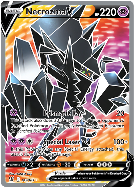 Necrozma V (149/163) [Sword & Shield: Battle Styles] | Odin's Place
