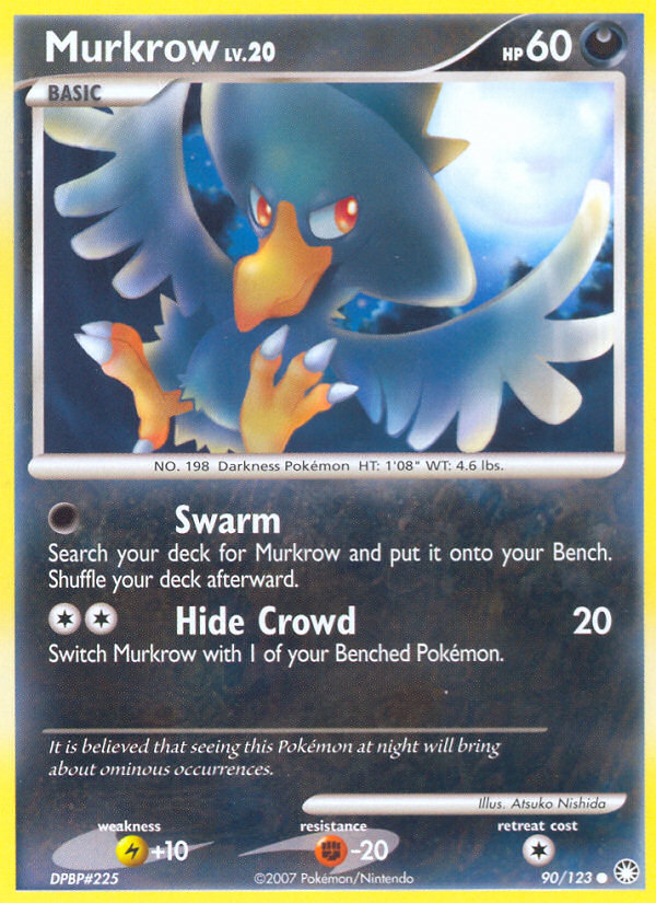 Murkrow (90/123) [Diamond & Pearl: Mysterious Treasures] | Odin's Place