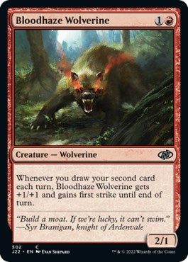 Bloodhaze Wolverine [Jumpstart 2022] | Odin's Place