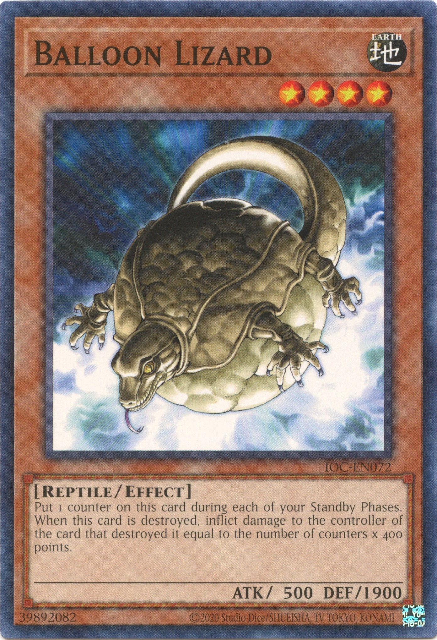 Balloon Lizard (25th Anniversary) [IOC-EN072] Common | Odin's Place