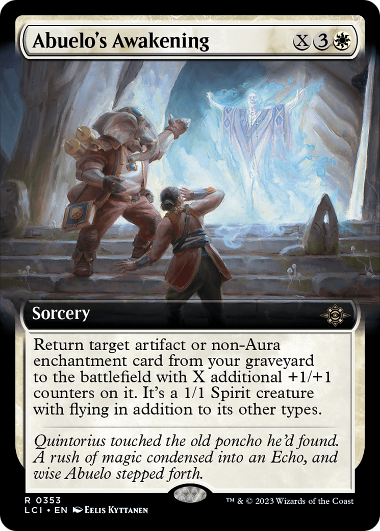 Abuelo's Awakening (Extended Art) [The Lost Caverns of Ixalan] | Odin's Place