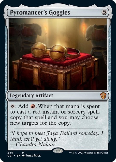 Pyromancer's Goggles [Commander 2021] | Odin's Place