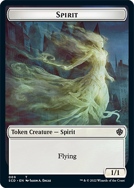 Bird // Spirit Double-Sided Token [Starter Commander Decks] | Odin's Place