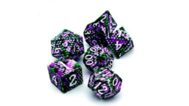 Game Habit Paisley Park Christmas Poly 7 Dice Set | Odin's Place