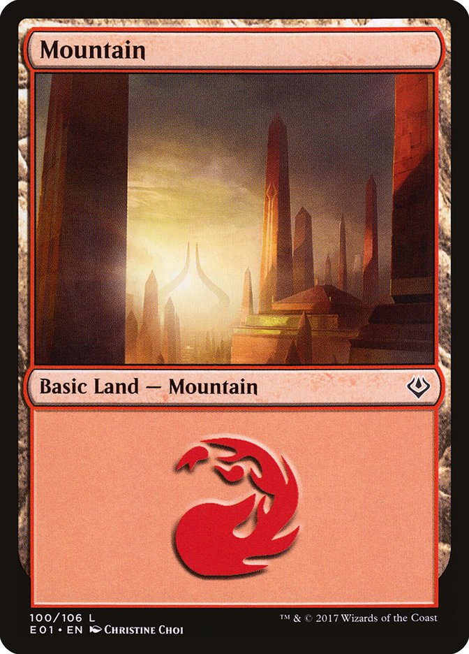 Mountain (100) [Archenemy: Nicol Bolas] | Odin's Place