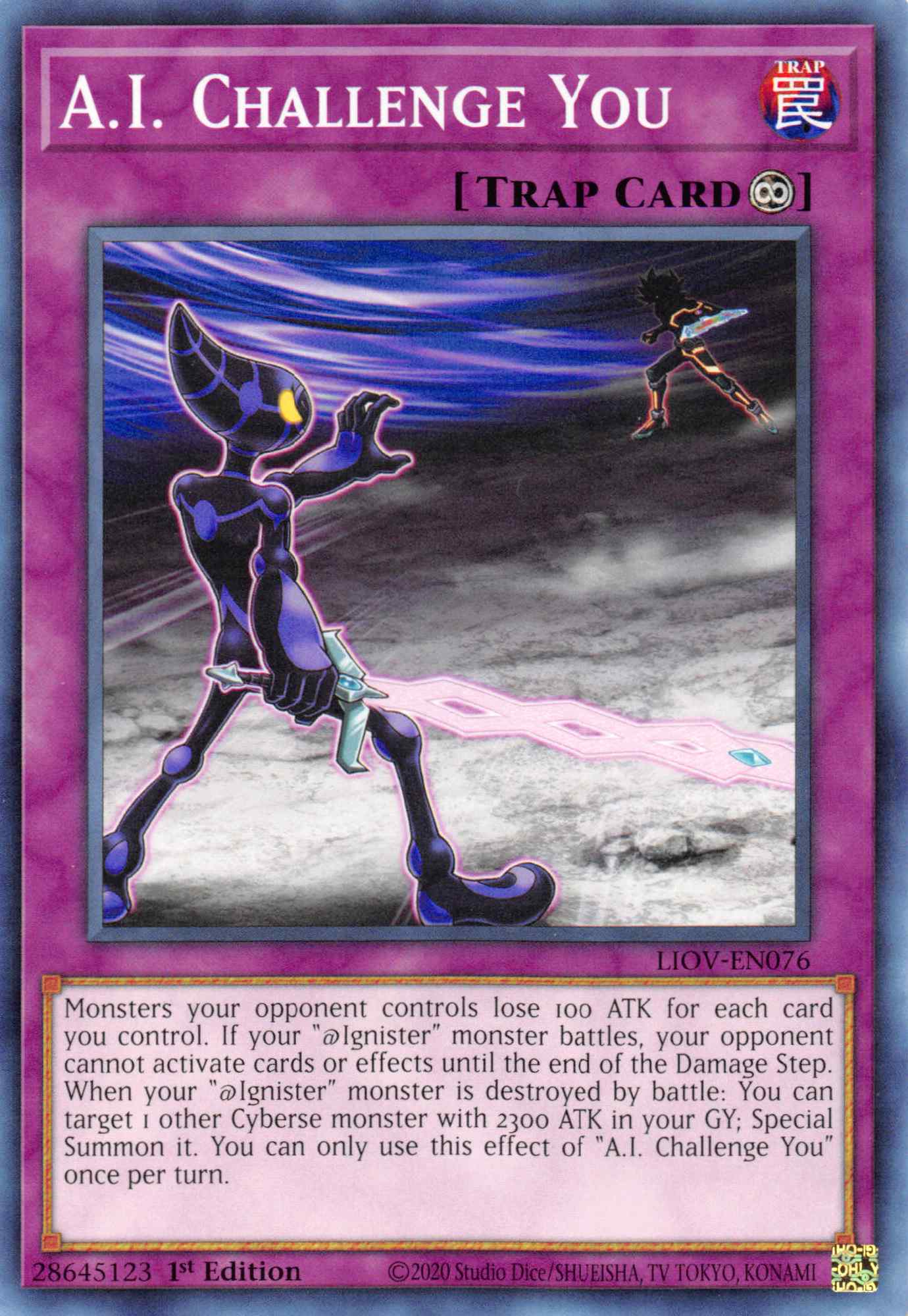 A.I. Challenge You [LIOV-EN076] Common | Odin's Place