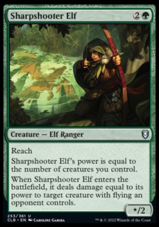 Sharpshooter Elf [Commander Legends: Battle for Baldur's Gate] | Odin's Place