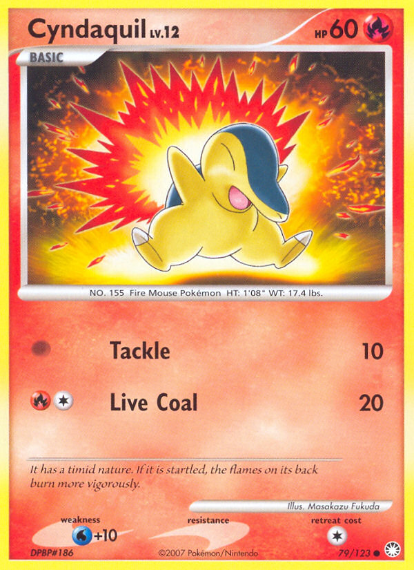 Cyndaquil (79/123) [Diamond & Pearl: Mysterious Treasures] | Odin's Place