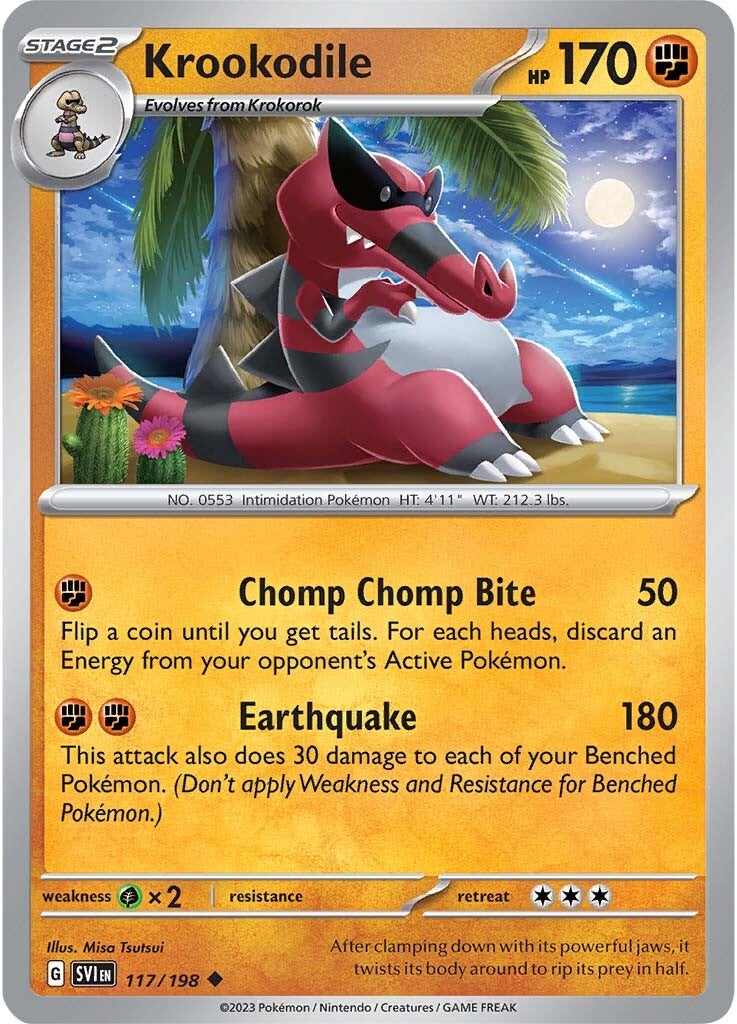Krookodile (117/198) [Scarlet & Violet: Base Set] | Odin's Place