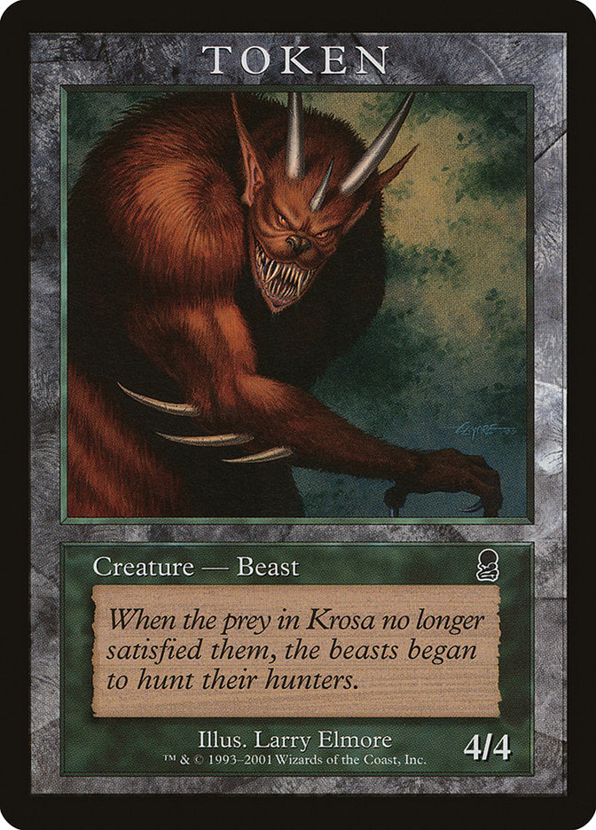 Beast Token (8) [Magic Player Rewards 2001] | Odin's Place