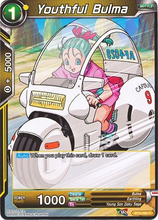 Youthful Bulma (BT3-095) [Cross Worlds] | Odin's Place