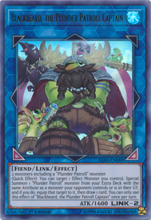 Blackbeard, the Plunder Patroll Captain [IGAS-EN089] Ultra Rare | Odin's Place
