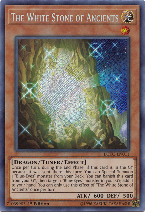 The White Stone of Ancients [LCKC-EN011] Secret Rare | Odin's Place