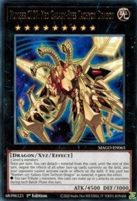 Number C107: Neo Galaxy-Eyes Tachyon Dragon [MAGO-EN063] Rare | Odin's Place