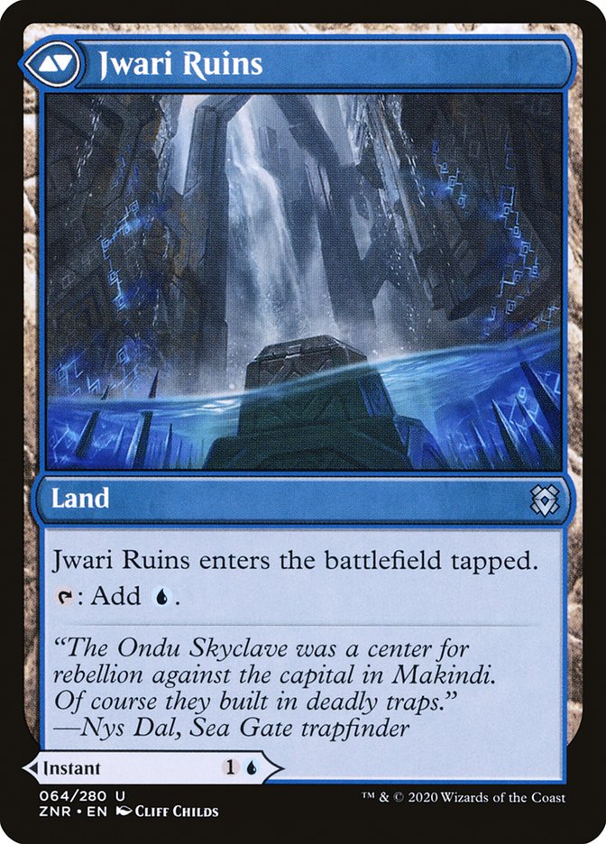 Jwari Disruption // Jwari Ruins [Zendikar Rising] | Odin's Place