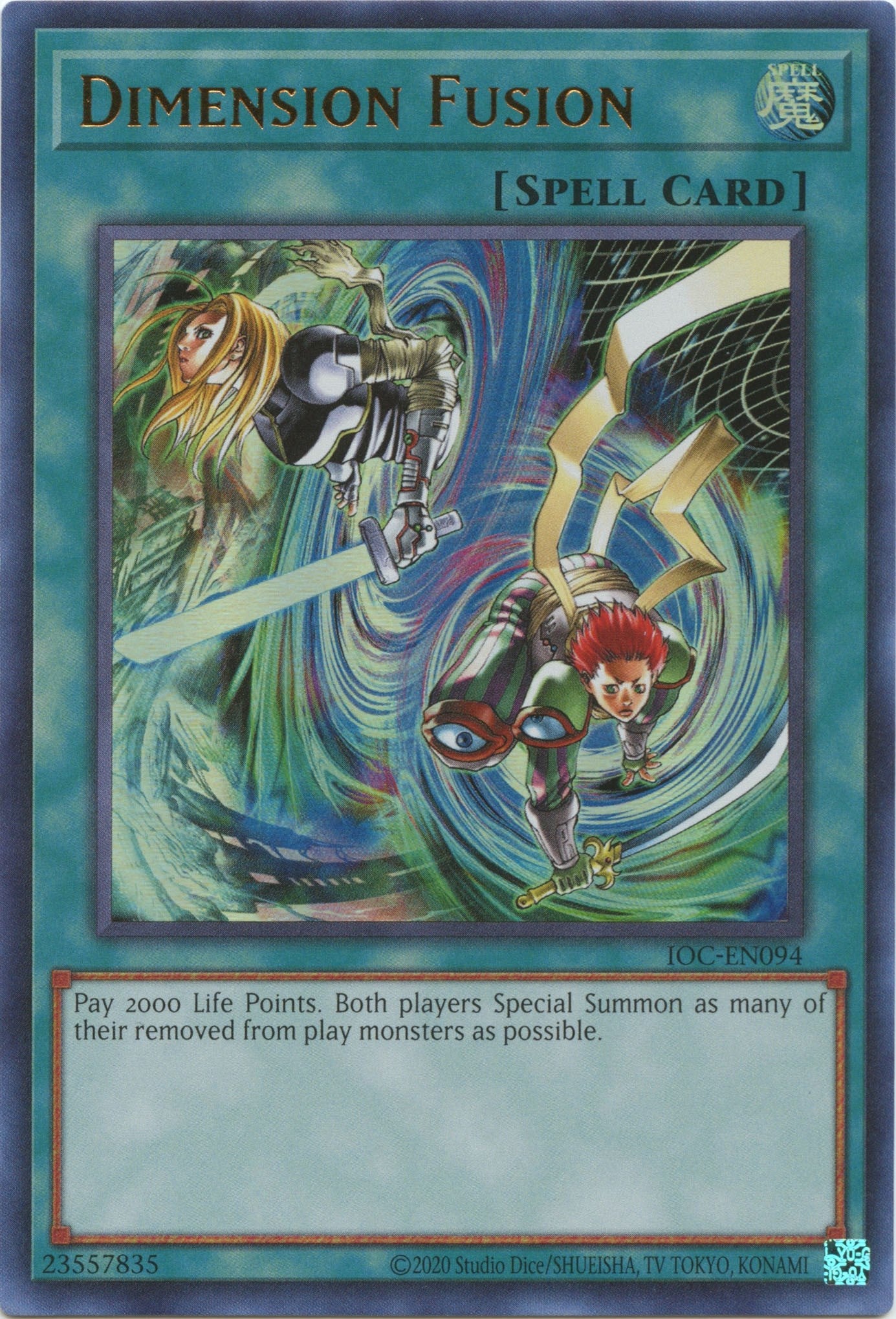 Dimension Fusion (25th Anniversary) [IOC-EN094] Ultra Rare | Odin's Place
