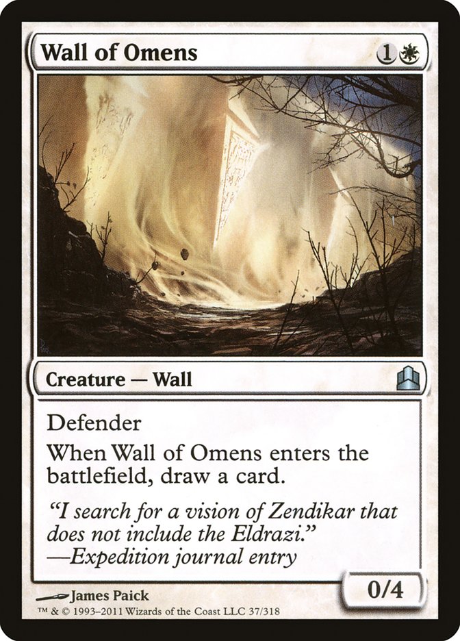 Wall of Omens (37) [Commander 2011] | Odin's Place