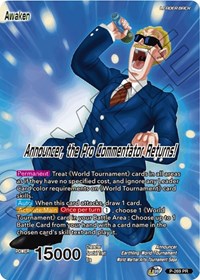 Announcer // Announcer, the Pro Commentator Returns! (P-269) [Vicious Rejuvenation Prerelease Promos] | Odin's Place