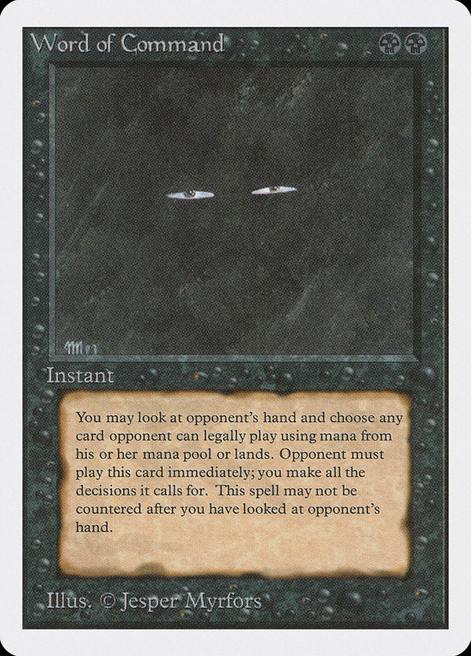 Word of Command (137) [Unlimited Edition] | Odin's Place