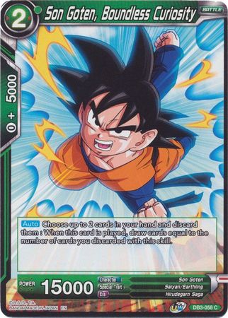 Son Goten, Boundless Curiosity (DB3-058) [Giant Force] | Odin's Place