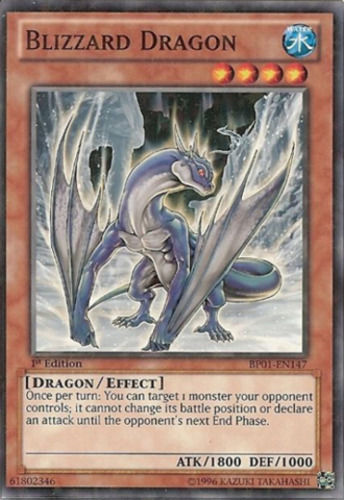 Blizzard Dragon [BP01-EN147] Starfoil Rare | Odin's Place