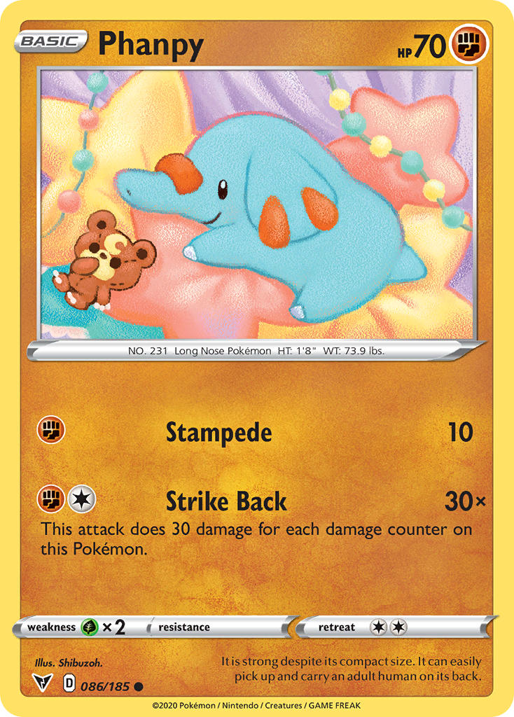 Phanpy (086/185) [Sword & Shield: Vivid Voltage] | Odin's Place