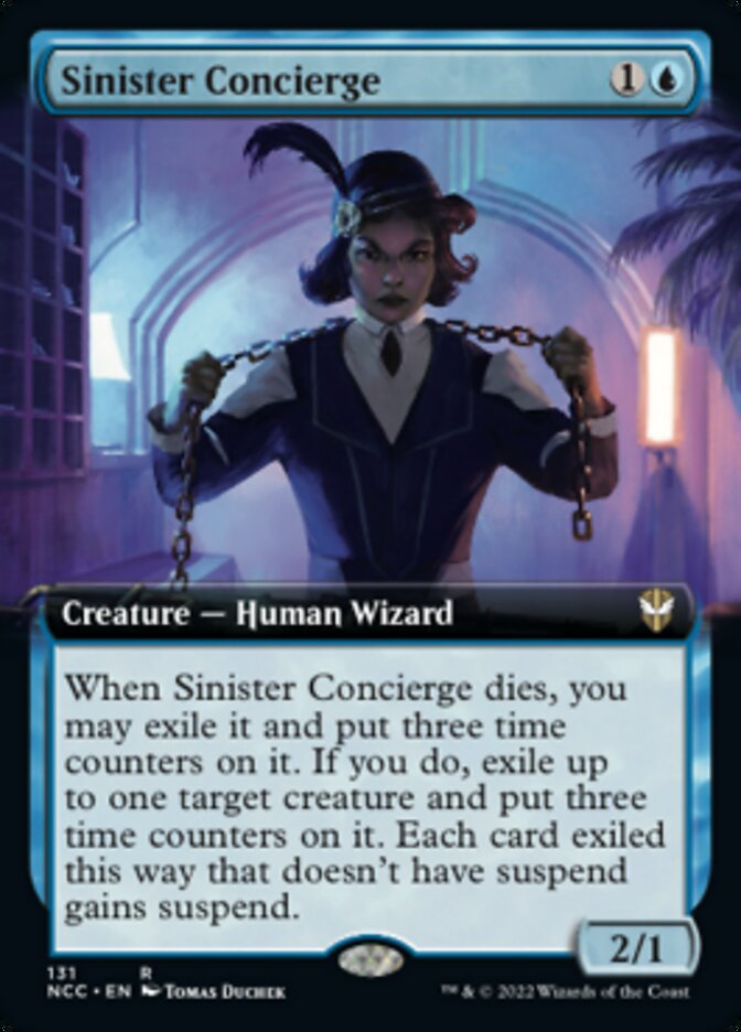 Sinister Concierge (Extended Art) [Streets of New Capenna Commander] | Odin's Place