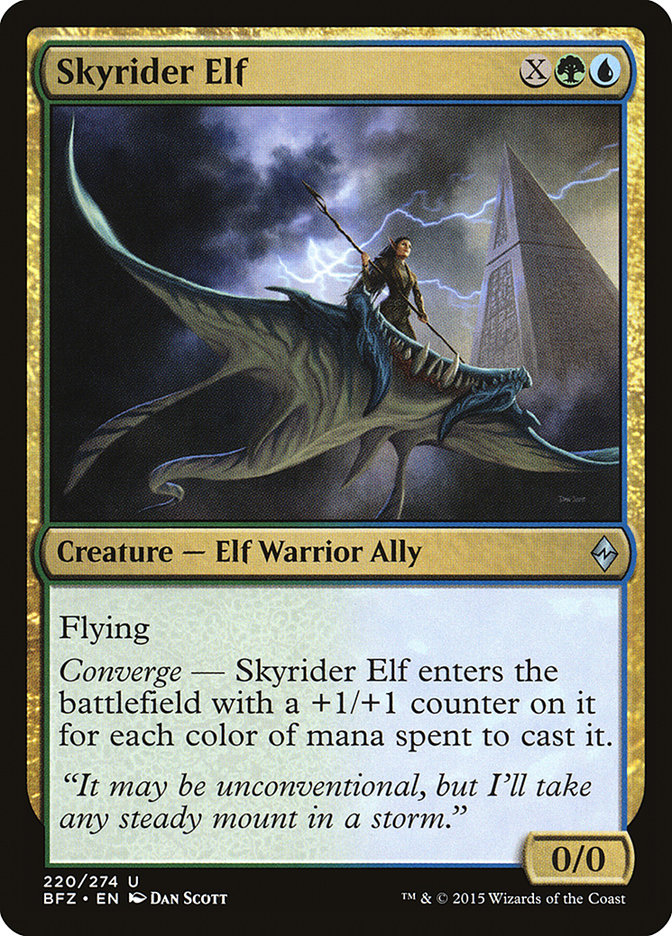Skyrider Elf (220) [Battle for Zendikar] | Odin's Place