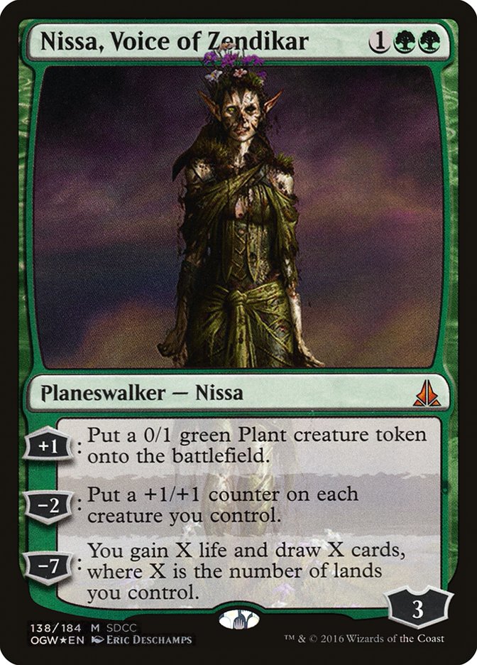 Nissa, Voice of Zendikar (138) [San Diego Comic-Con 2016] | Odin's Place